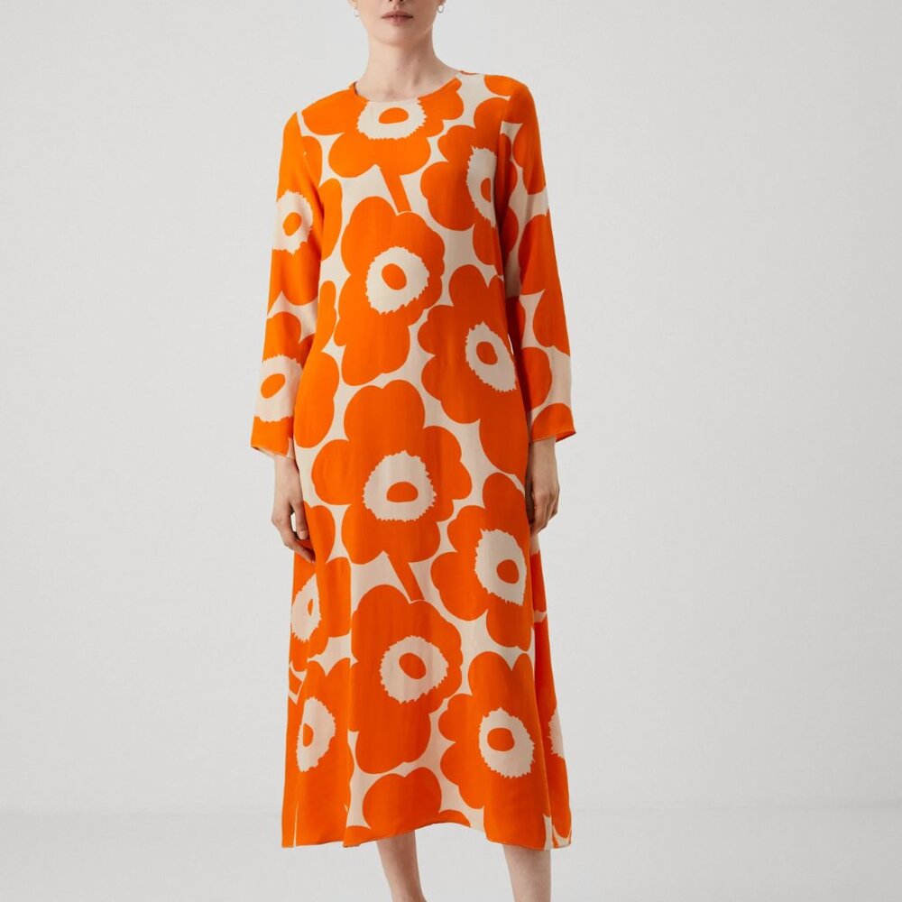 Marimekko Vesitse Unikko Maxi Dress